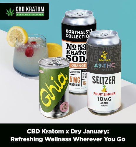 CBD Kratom x Dry January: Refreshing Wellness Wherever You Go