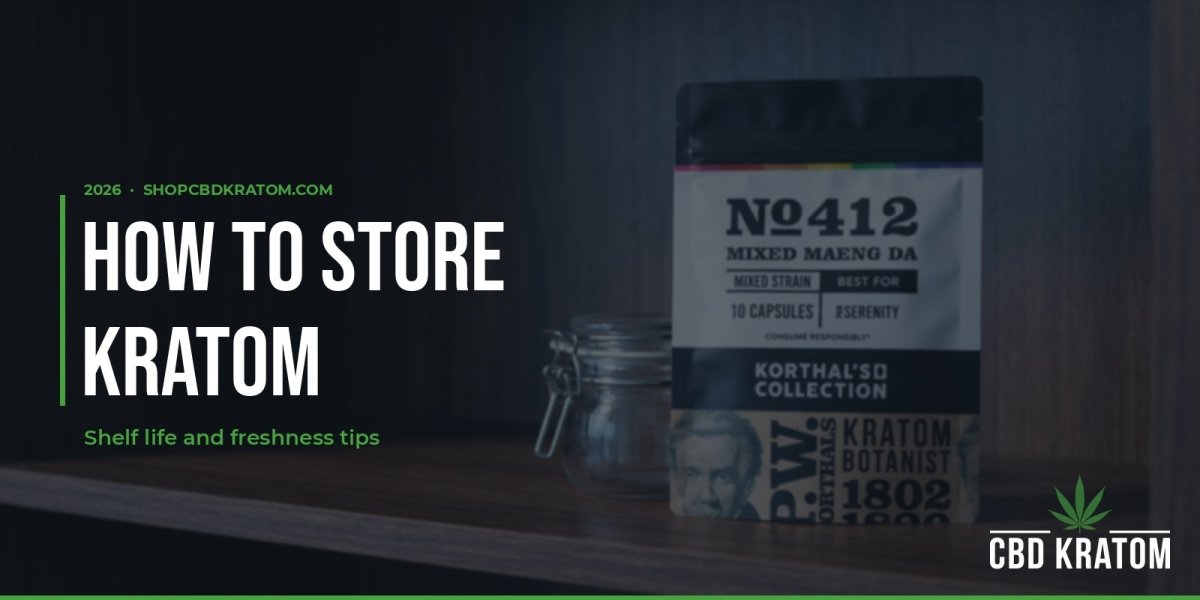 How to Store Kratom: Shelf Life and Freshness Tips - Shop CBD Kratom