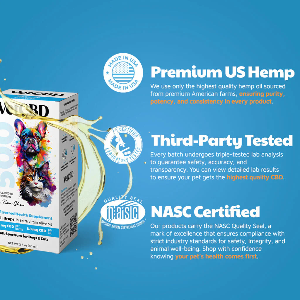 Standard Formula CBD Tincture for Dogs & Cats