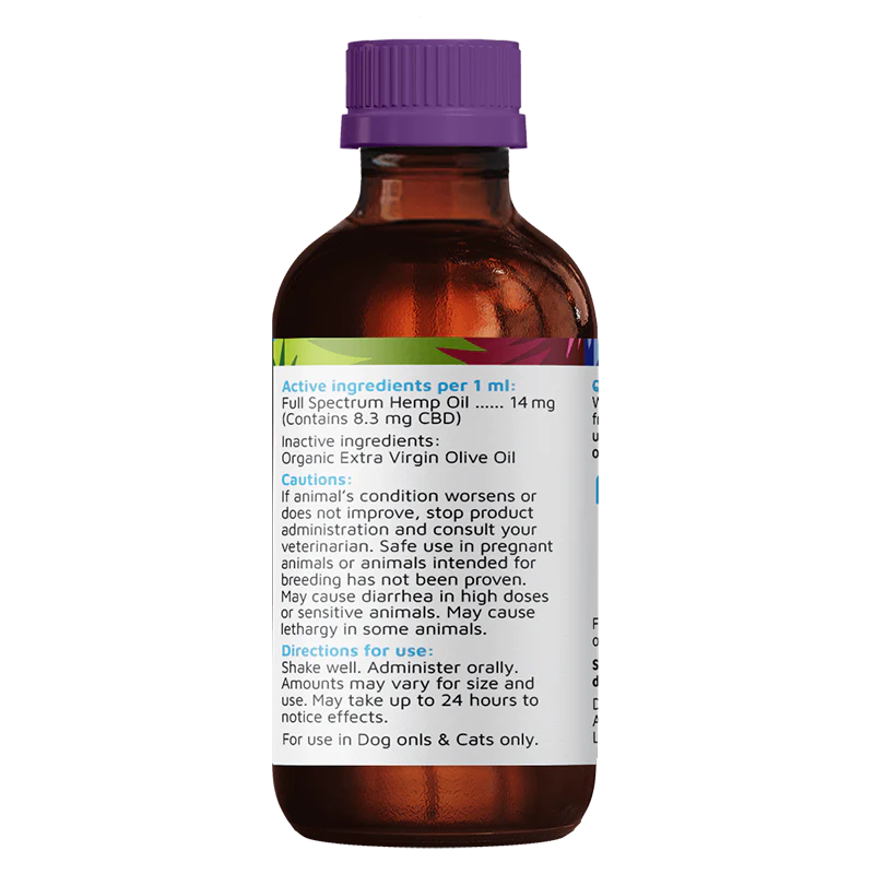 Standard Formula CBD Tincture for Dogs & Cats