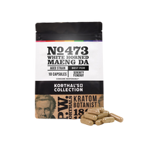 No 473 White Horned Maeng Da Kratom Capsules