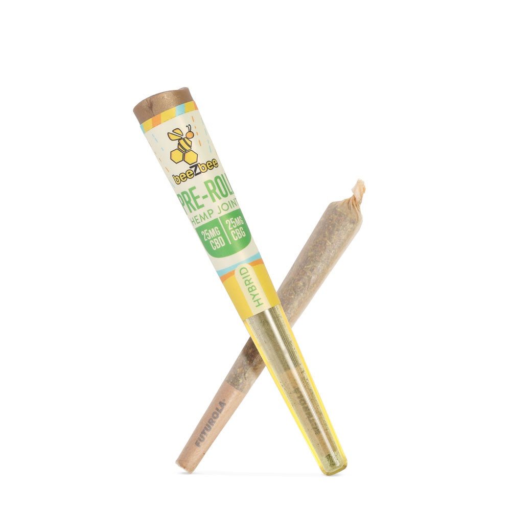 beeZbee CBD+CBG Regular Strength Pre - Roll - 3 Pack Bundle - Shop CBD Kratom