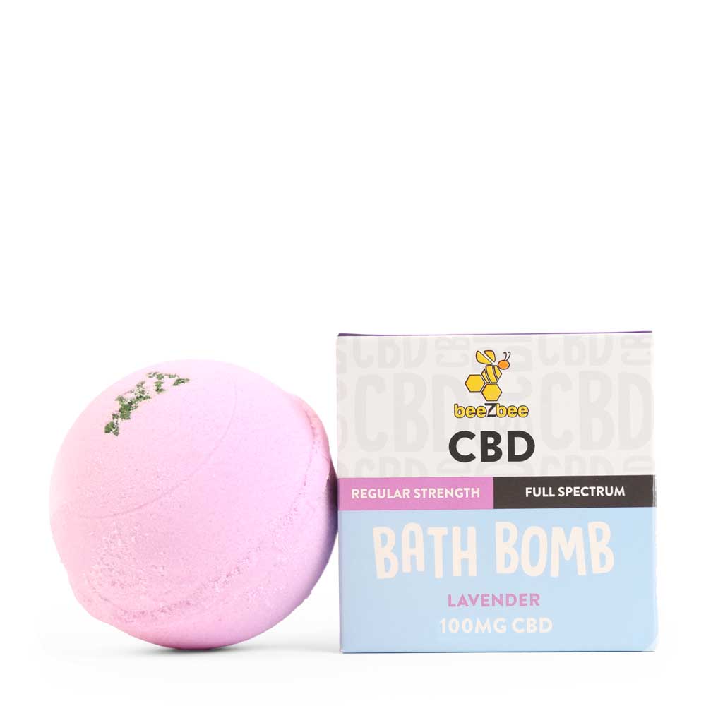 CBD Bath Bomb, Regular Strength (100mg)