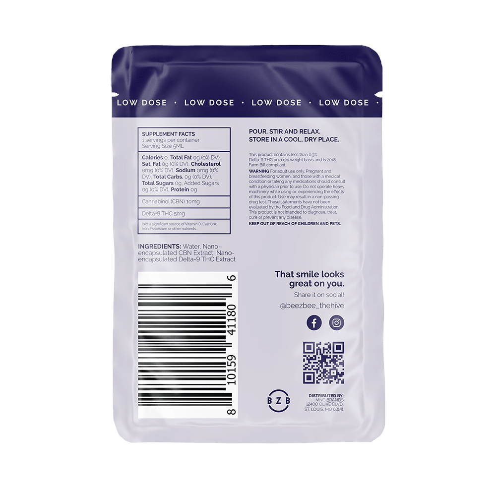 BZB Night Time Drink Infuser - Shop CBD Kratom