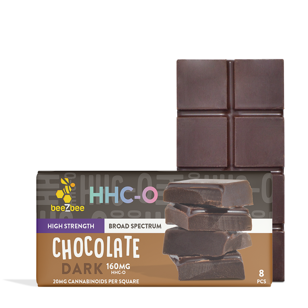 HHC-O Chocolate Bar, High Strength - CBD Kratom