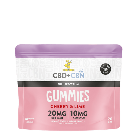 CBD + CBN Gummies Cherry and Lime