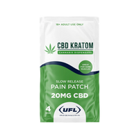 CBD Kratom X UFL Slow Release CBD Patch, 4-pack
