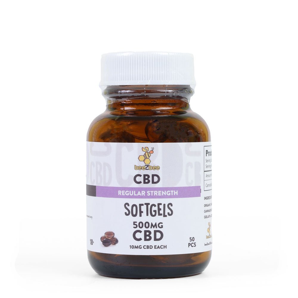 CBD Softgels, 500mg - Shop CBD Kratom