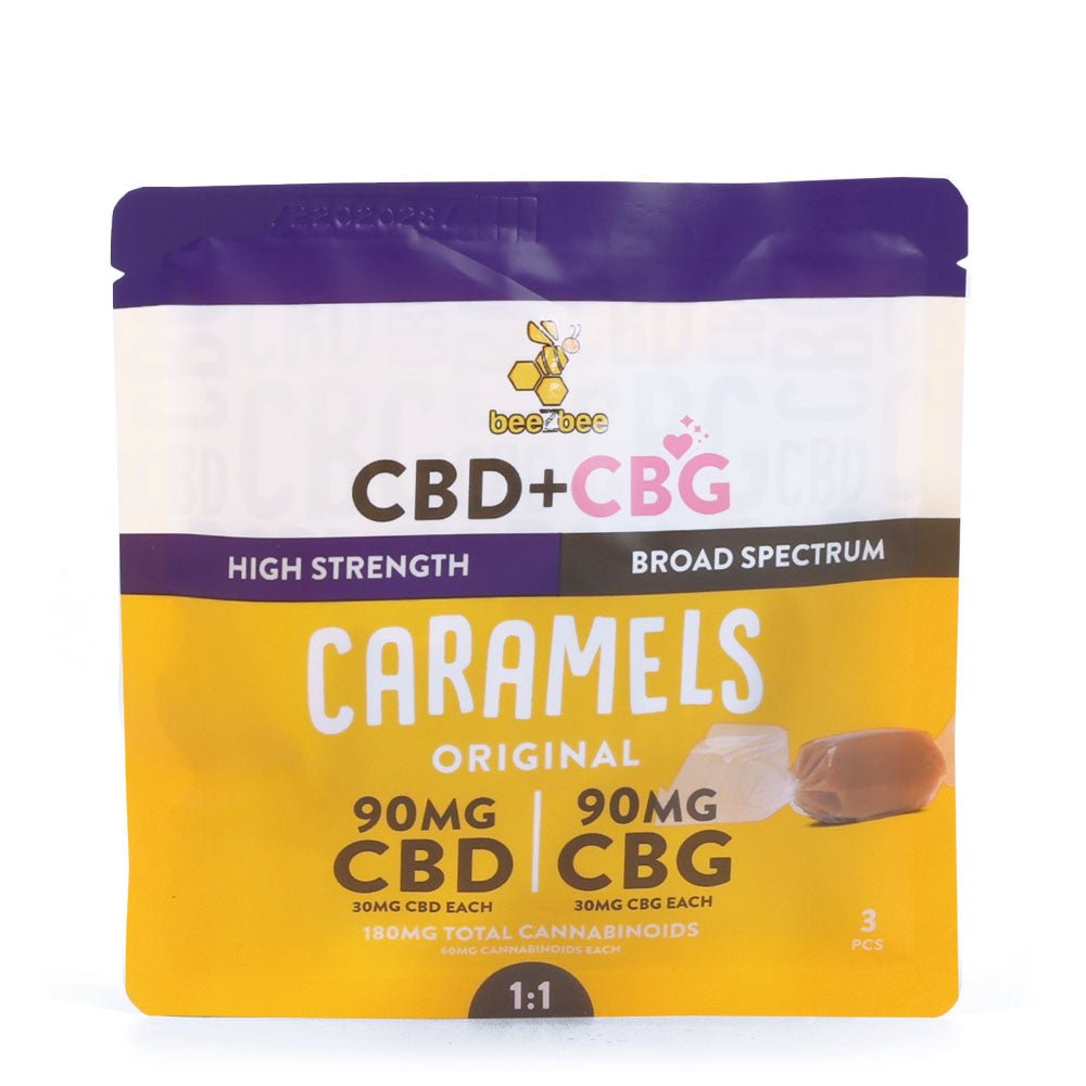 CBD+CBG Caramels, High Strength - Shop CBD Kratom