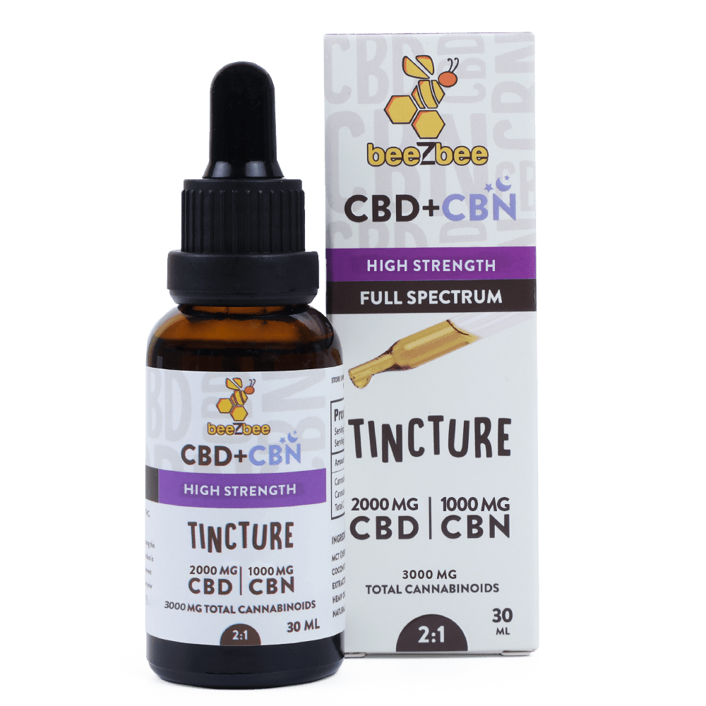 CBD+CBN Tincture, High Strength - Shop CBD Kratom
