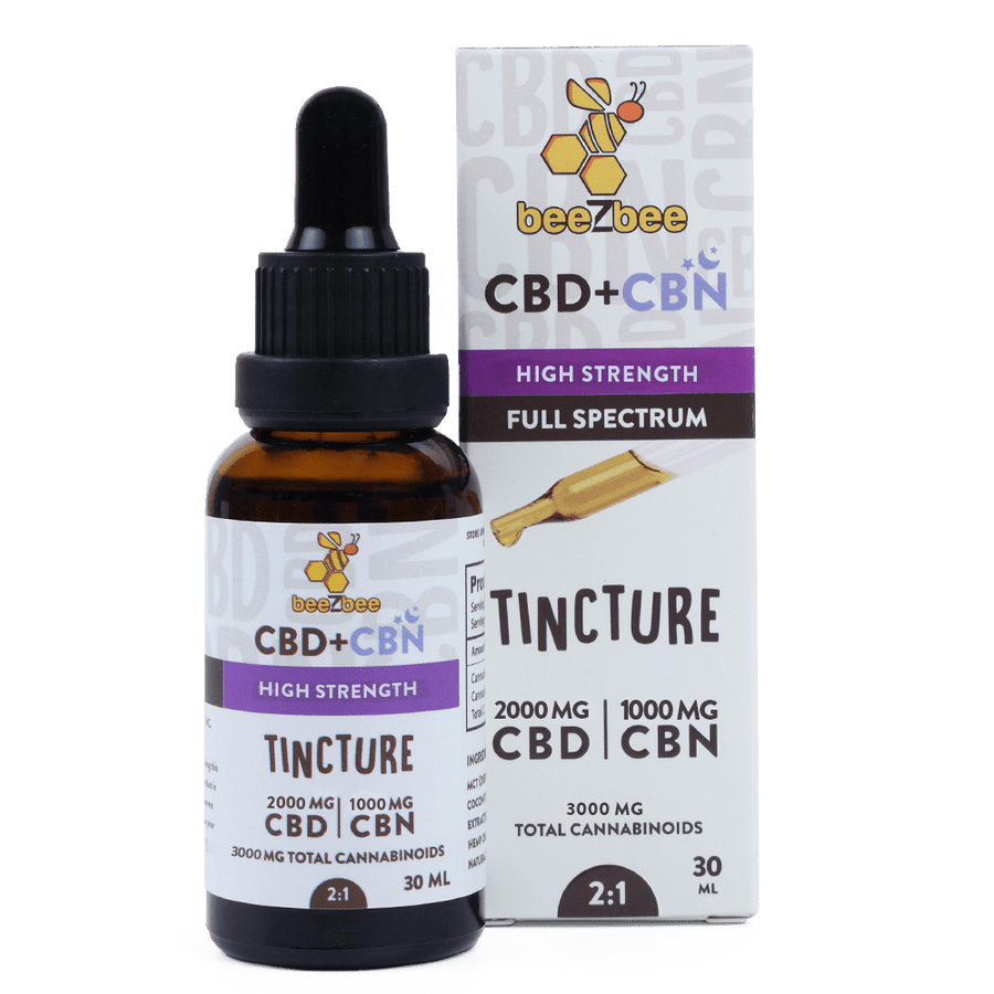 CBD+CBN Tincture, High Strength - Shop CBD Kratom