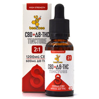 CBD+Delta-8 THC Tincture, High Strength