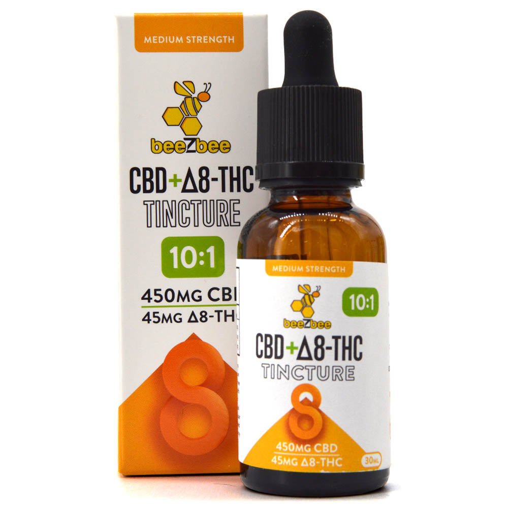 CBD+Delta - 8 THC Tinctures, Medium Strength - Shop CBD Kratom