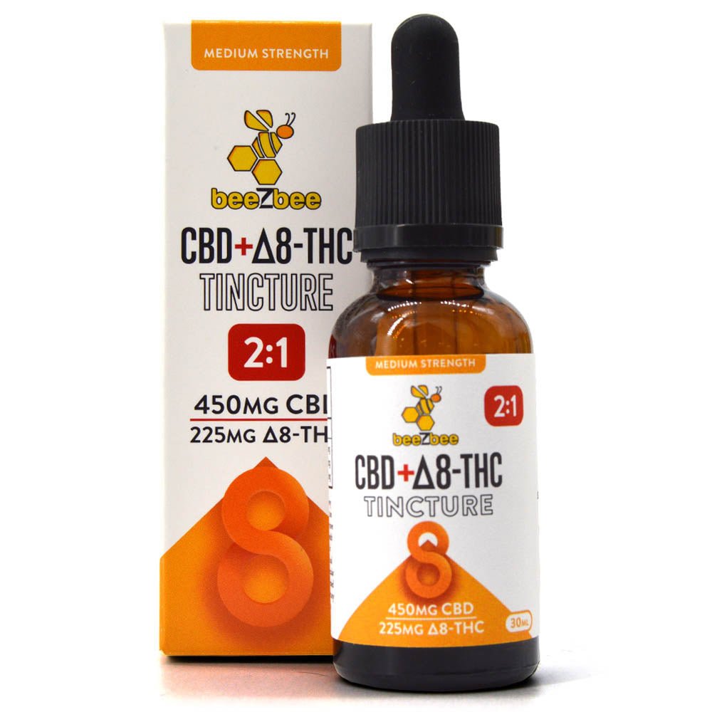 CBD+Delta - 8 THC Tinctures, Medium Strength - Shop CBD Kratom