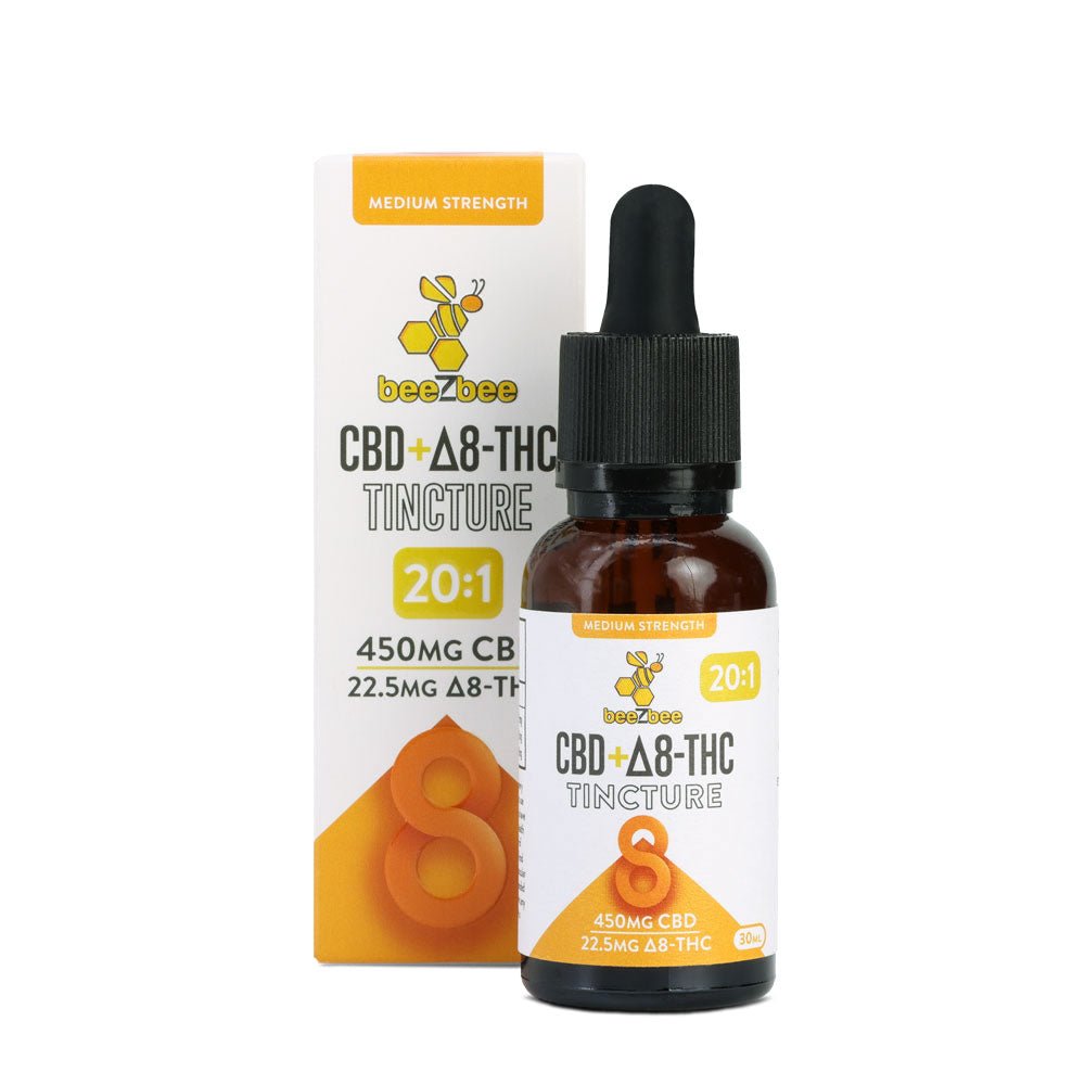 CBD+Delta - 8 THC Tinctures, Medium Strength - Shop CBD Kratom