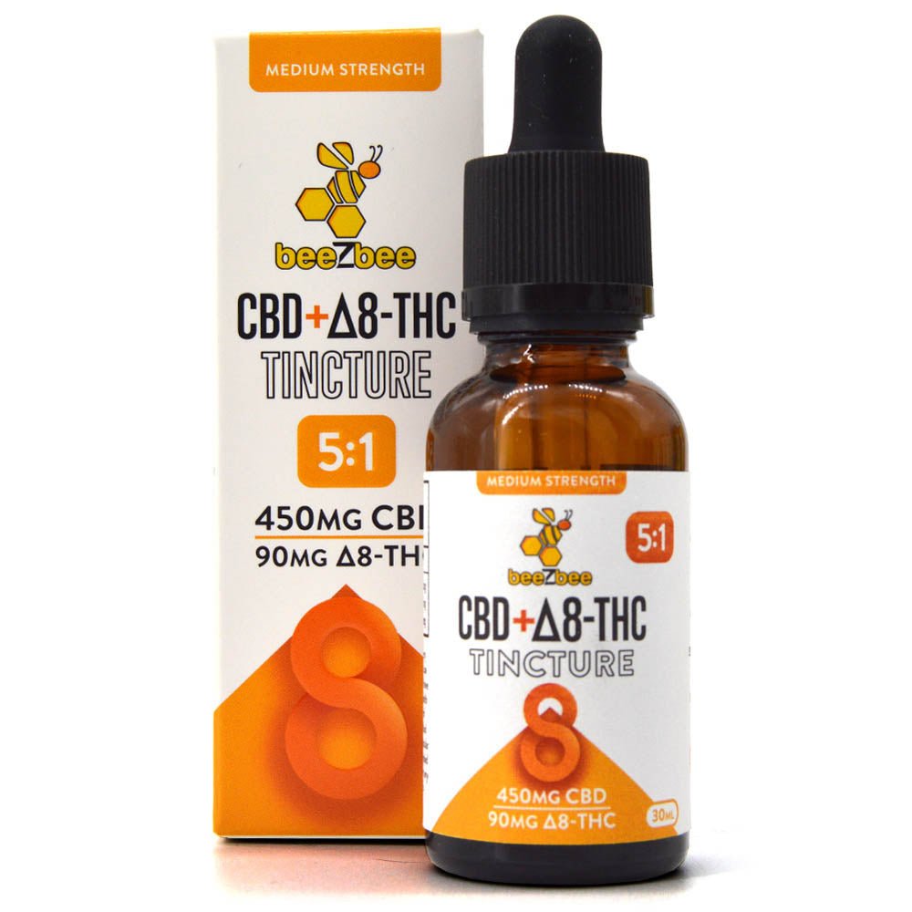CBD+Delta - 8 THC Tinctures, Medium Strength - Shop CBD Kratom