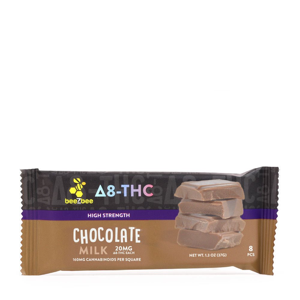 Delta - 8 THC Chocolate Bar, High Strength - Shop CBD Kratom