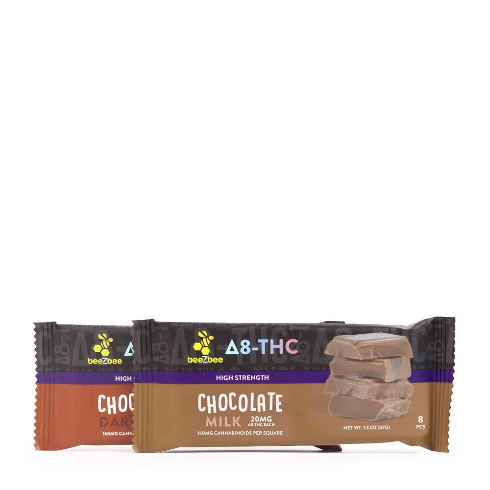 Delta - 8 THC Chocolate Bar, High Strength - Shop CBD Kratom