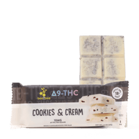 Delta-9 THC Cookies & Cream Chocolate Bar