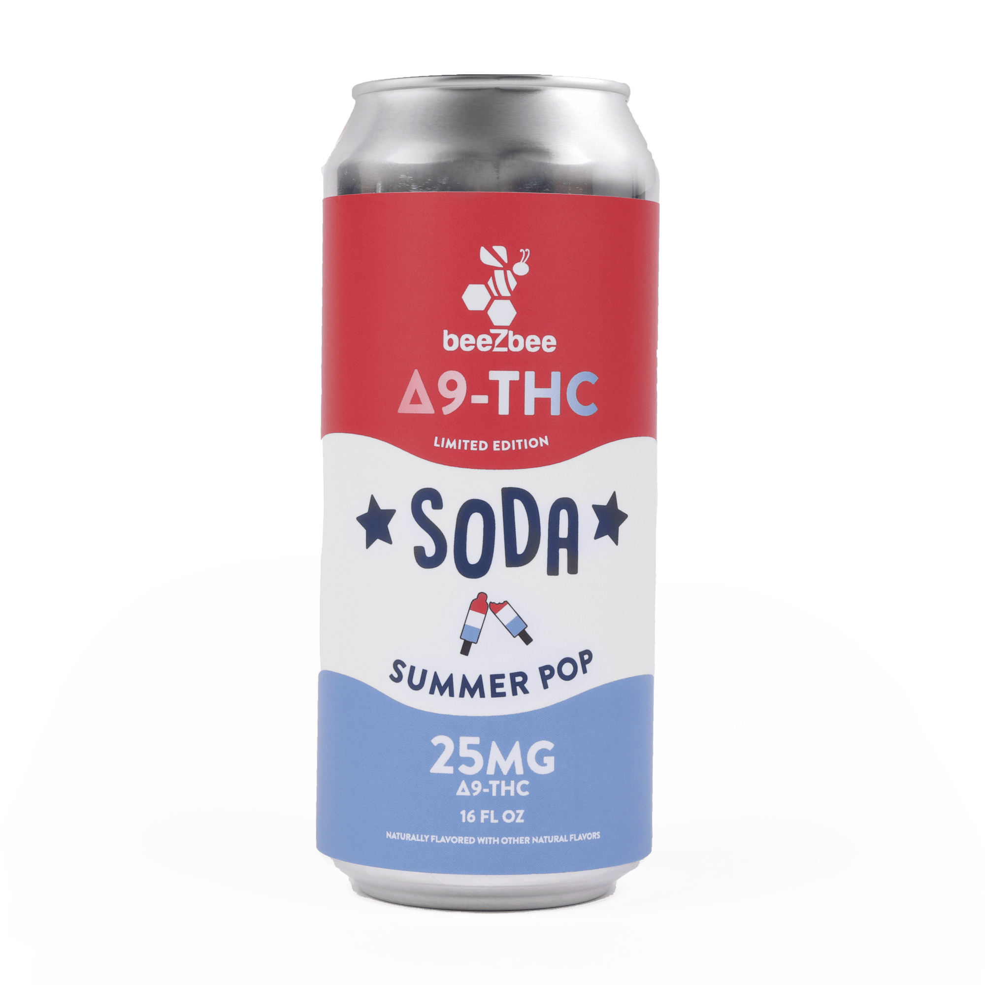 Delta - 9 THC Soda in Limited Edition Summer Pop - 4 Pack - Shop CBD Kratom