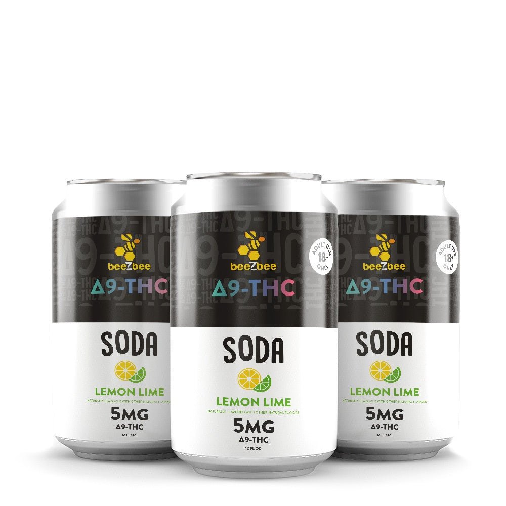 Delta - 9 THC Soda - Lemon Lime, 4 pack - Shop CBD Kratom