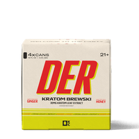 DER Ginger Honey Lifted Kratom Brewski, 30mg, 4 Pack