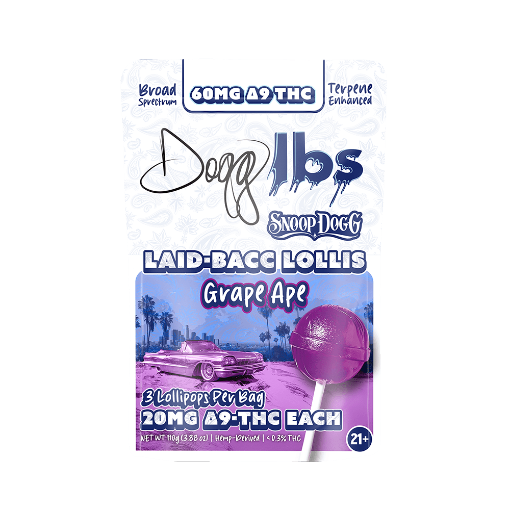 Dogg Lbs 20mg THC Lollipops 3 pack - Shop CBD Kratom