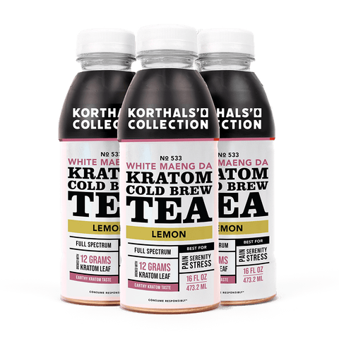 Korthal's Collection No. 533 Kratom Cold Brew Tea White Maeng Da, 3 Pack - Shop CBD Kratom