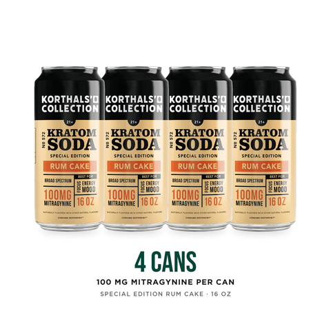 Korthal's Collection No. 572 Rum Cake Soda - Special Edition 4 Pack