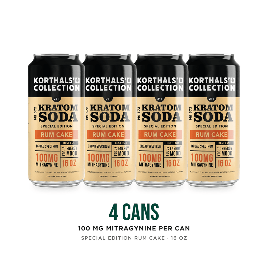 Korthal's Collection No. 572 Rum Cake Soda - Special Edition 4 Pack product photo 1
