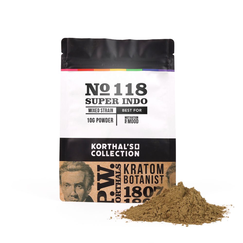 No 118 Super Indo Kratom Powder - Shop CBD Kratom