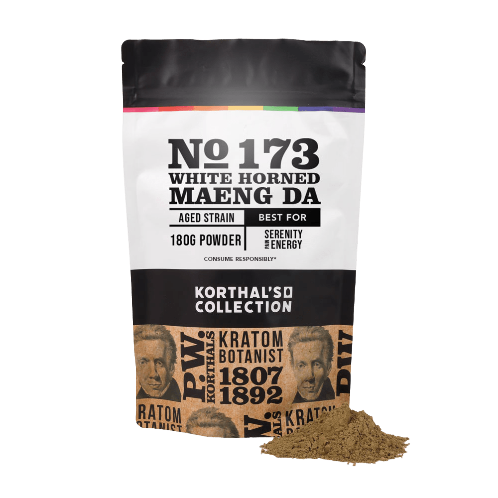 No 173 White Horned Maeng Da Kratom Powder - Shop CBD Kratom