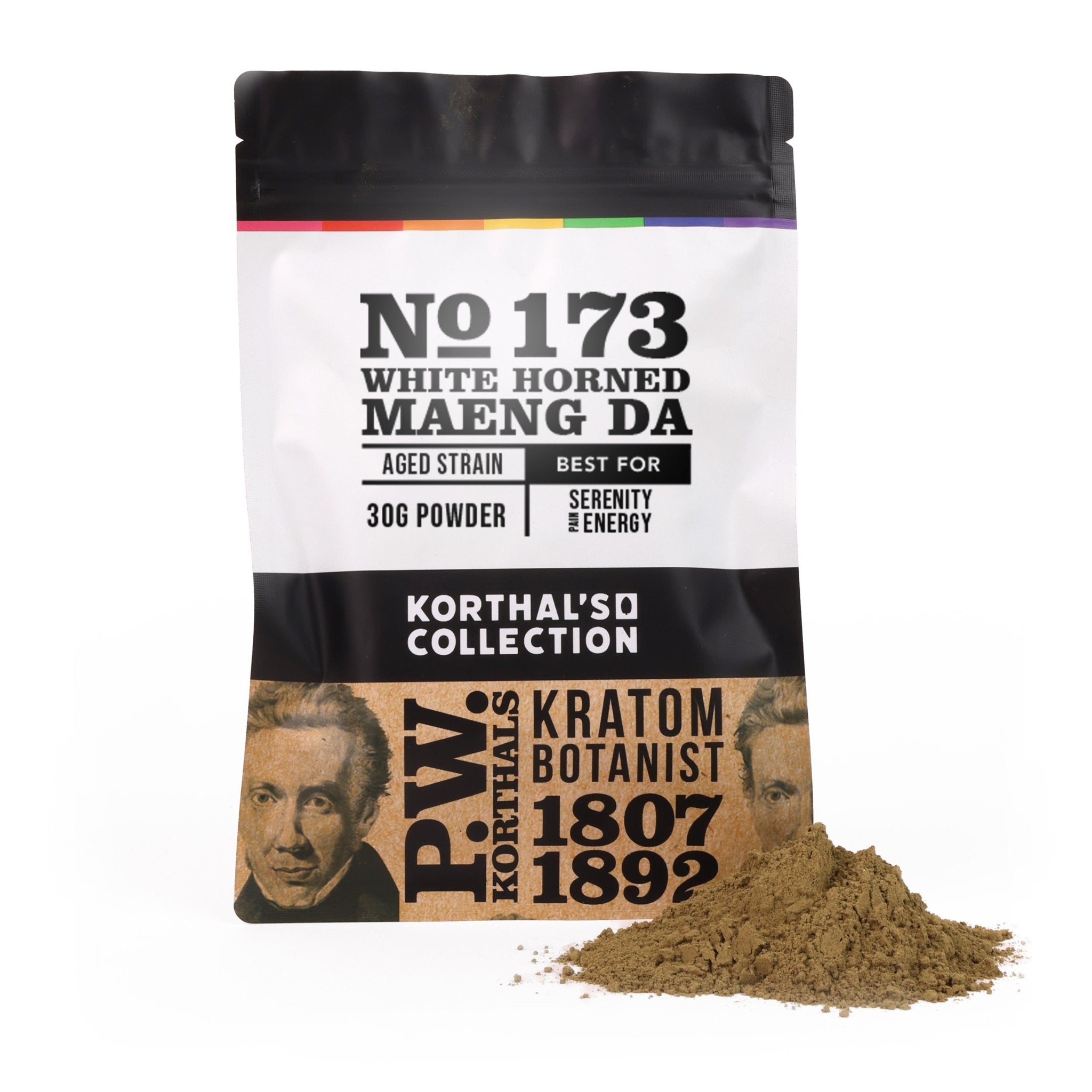 No 173 White Horned Maeng Da Kratom Powder - Shop CBD Kratom