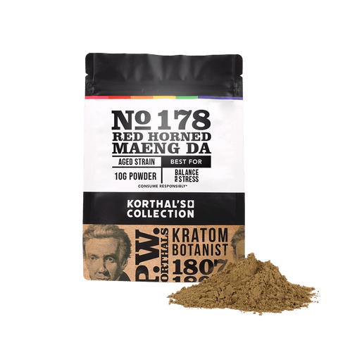 No 178 Red Horned Maeng Da Kratom Powder - Shop CBD Kratom