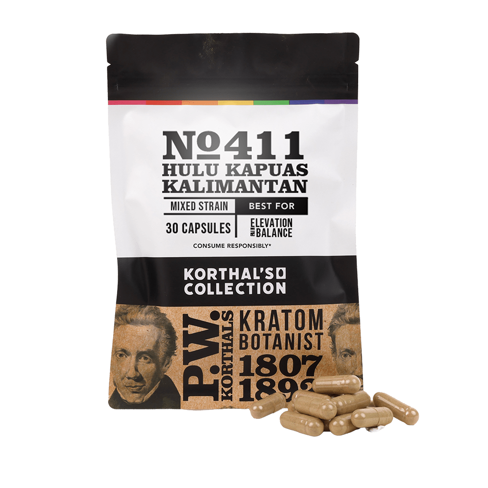 No 411 Hulu Kapuas Kalimantan Kratom Capsules - Shop CBD Kratom