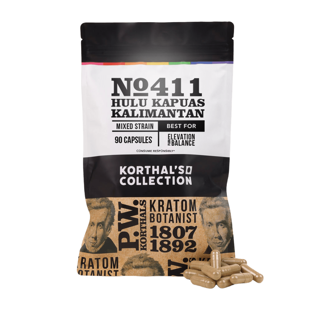 No 411 Hulu Kapuas Kalimantan Kratom Capsules - Shop CBD Kratom