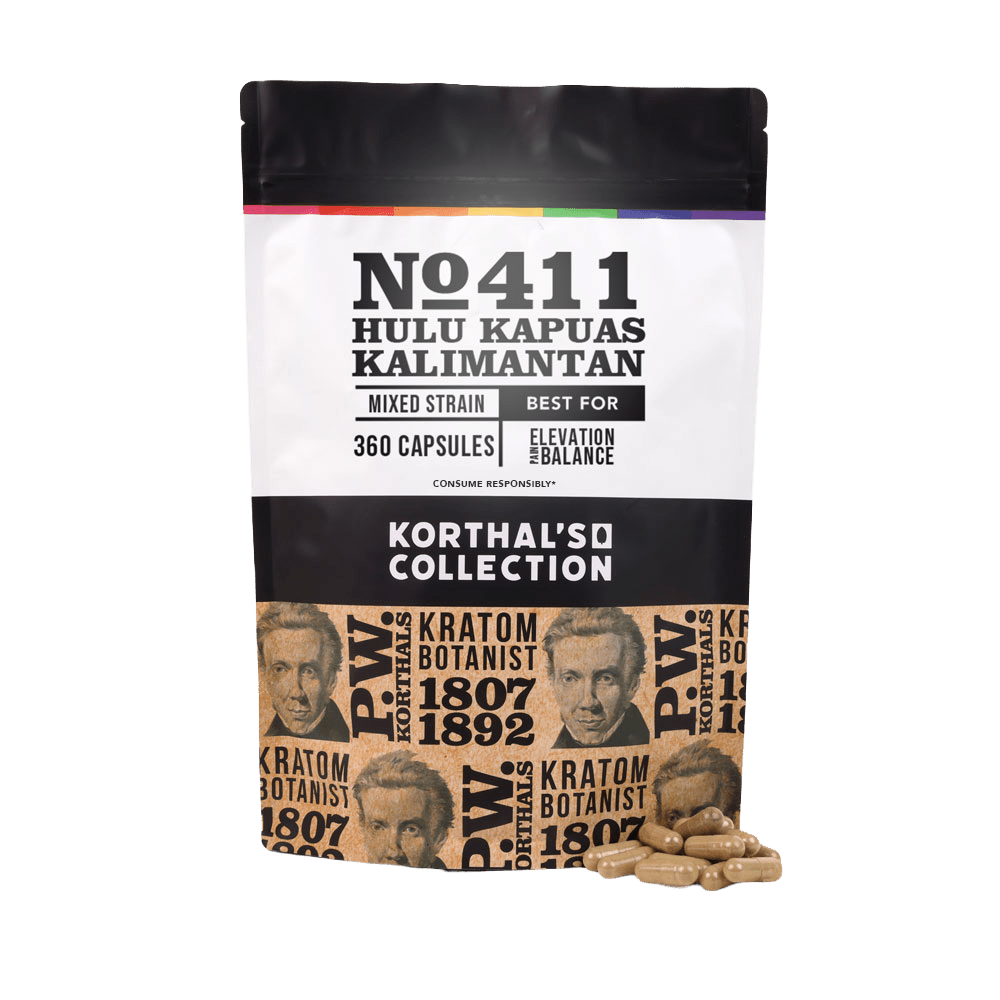 No 411 Hulu Kapuas Kalimantan Kratom Capsules - Shop CBD Kratom