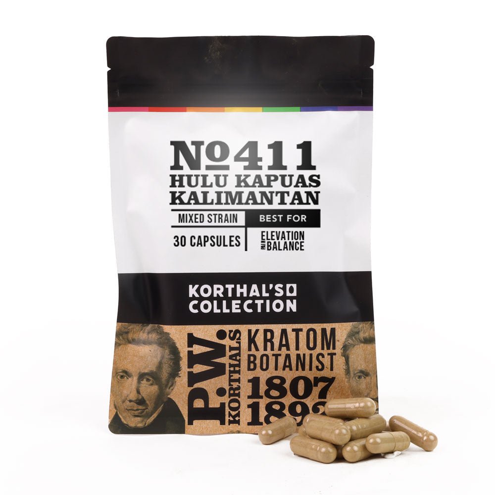 No 411 Hulu Kapuas Kalimantan Kratom Capsules - Shop CBD Kratom