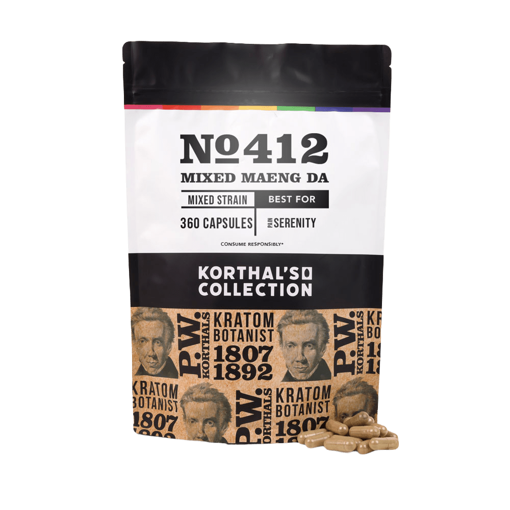 No 412 Mixed Maeng Da Kratom Capsules - Shop CBD Kratom