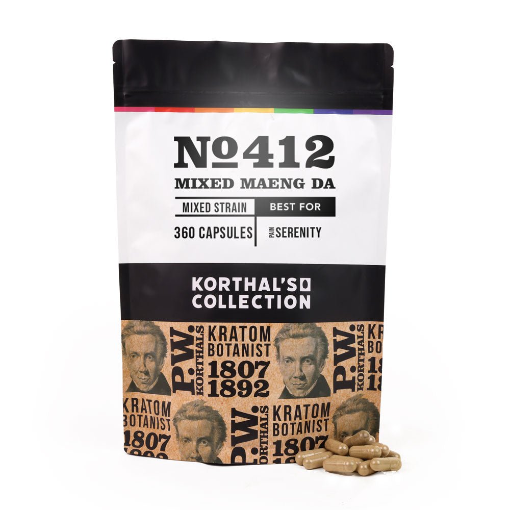 No 412 Mixed Maeng Da Kratom Capsules - Shop CBD Kratom