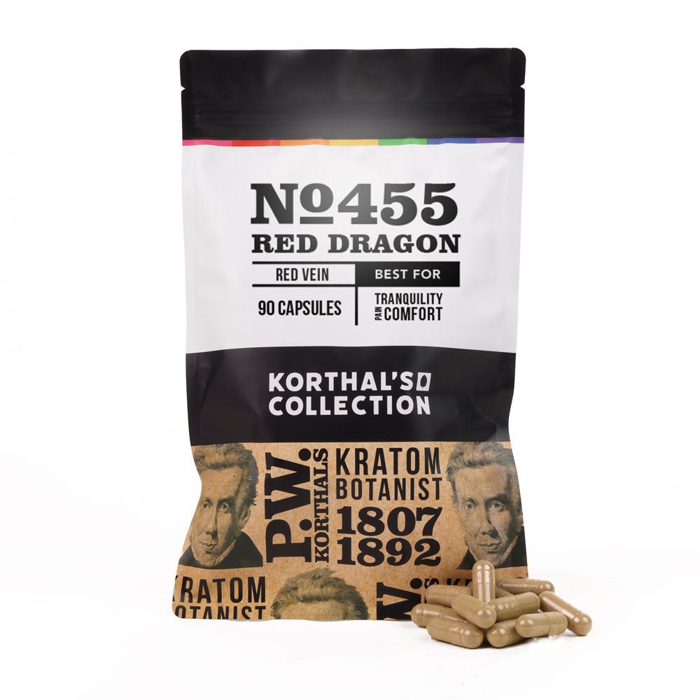 No 455 Red Dragon Kratom Capsules - Shop CBD Kratom