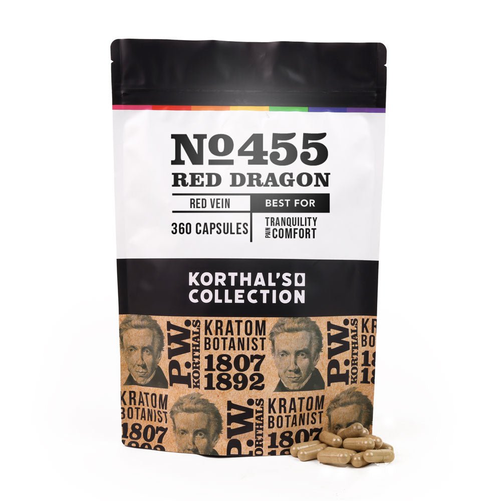 No 455 Red Dragon Kratom Capsules - Shop CBD Kratom