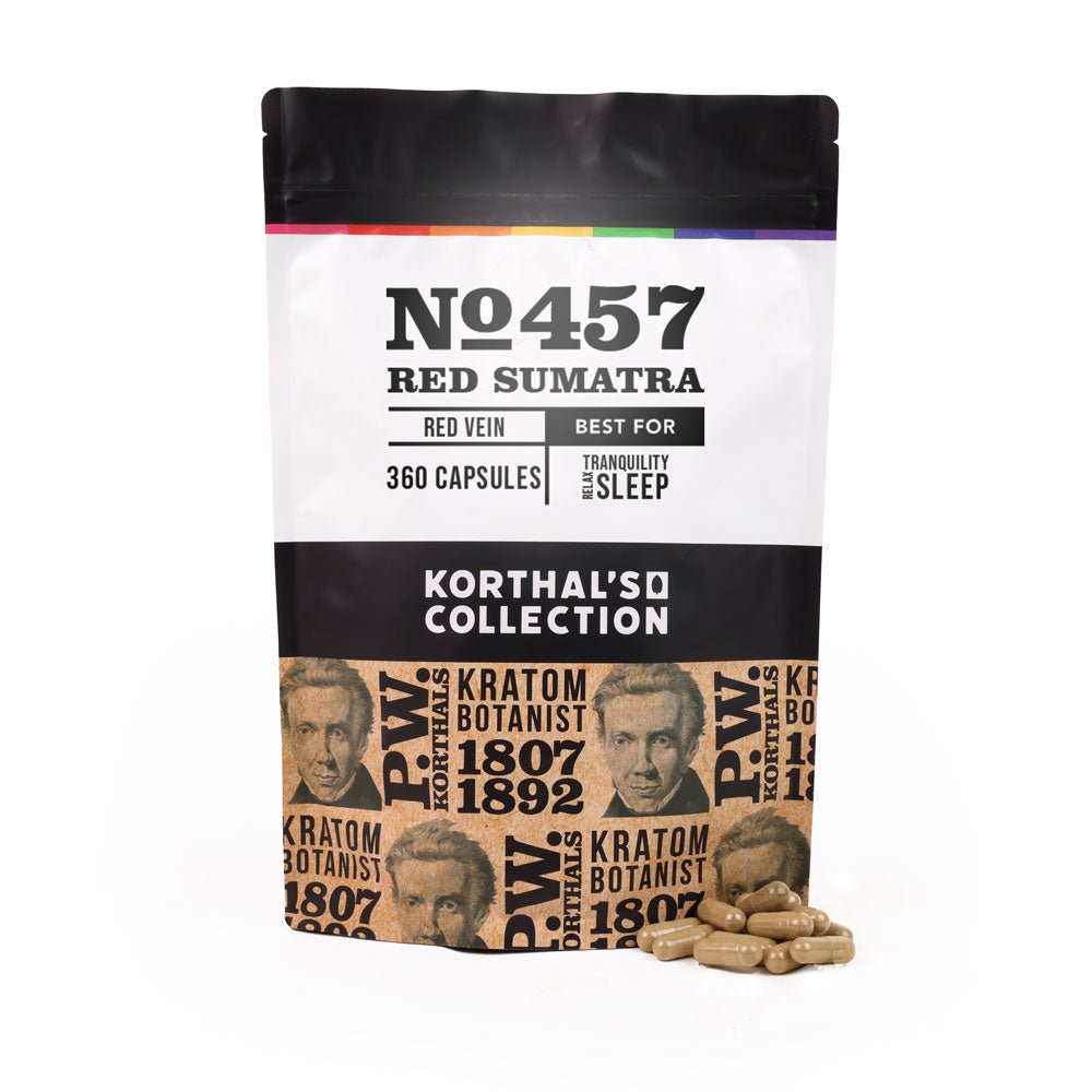 No 457 Red Sumatra Kratom Capsules - Shop CBD Kratom