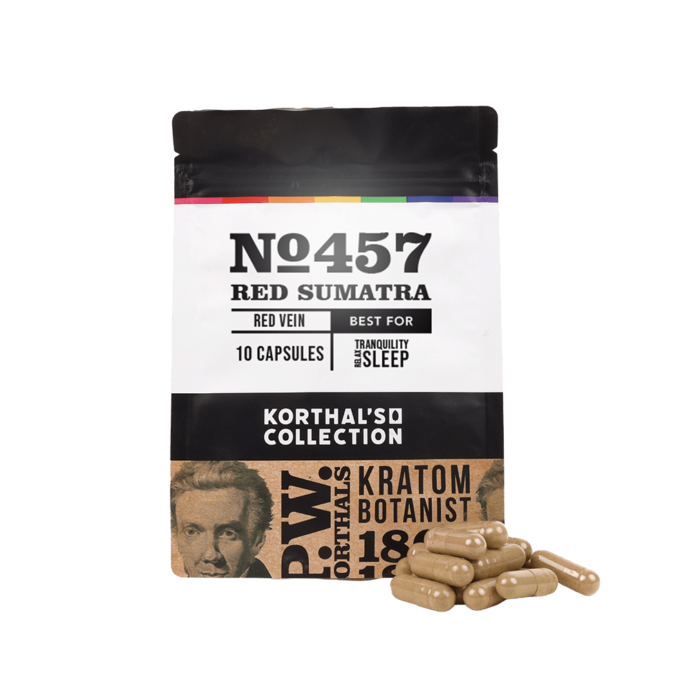 No 457 Red Sumatra Kratom Capsules - Shop CBD Kratom