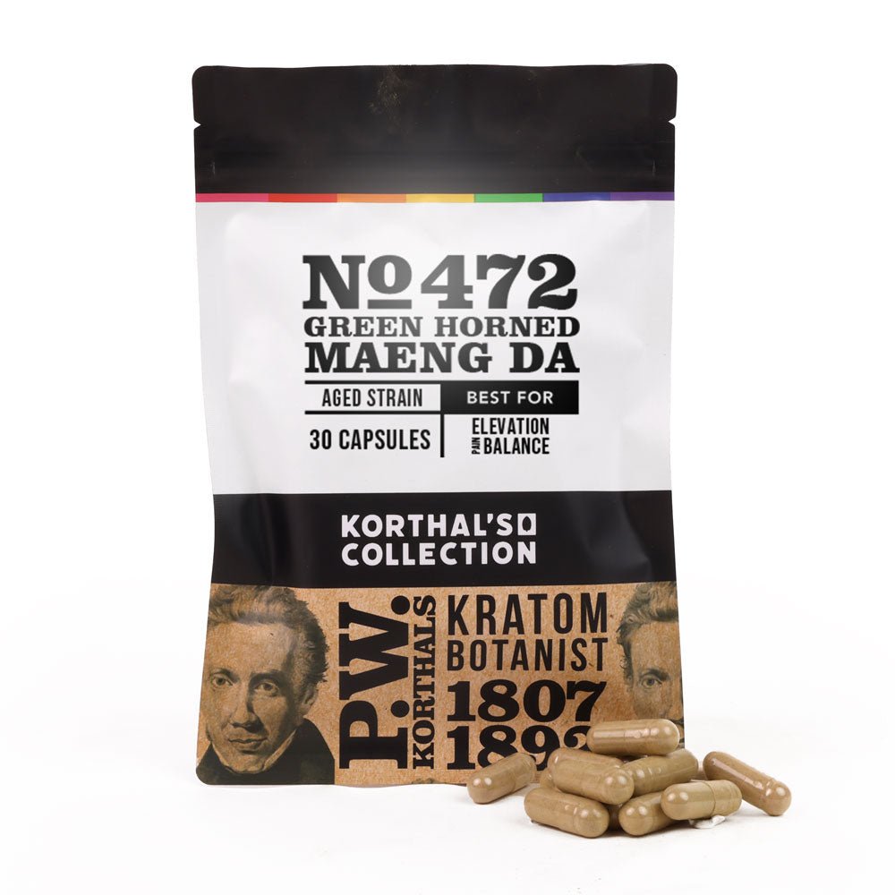 No 472 Green Horned Maeng Da Kratom Capsules - Shop CBD Kratom