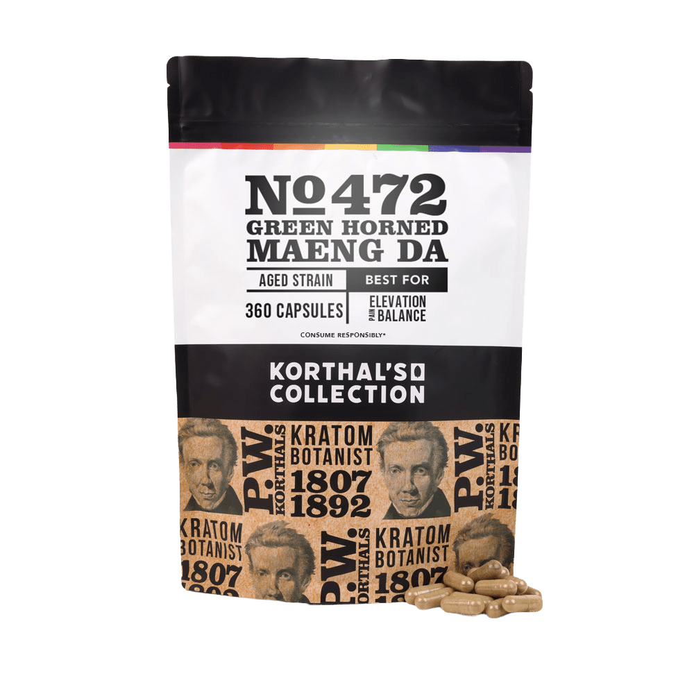 No 472 Green Horned Maeng Da Kratom Capsules - Shop CBD Kratom