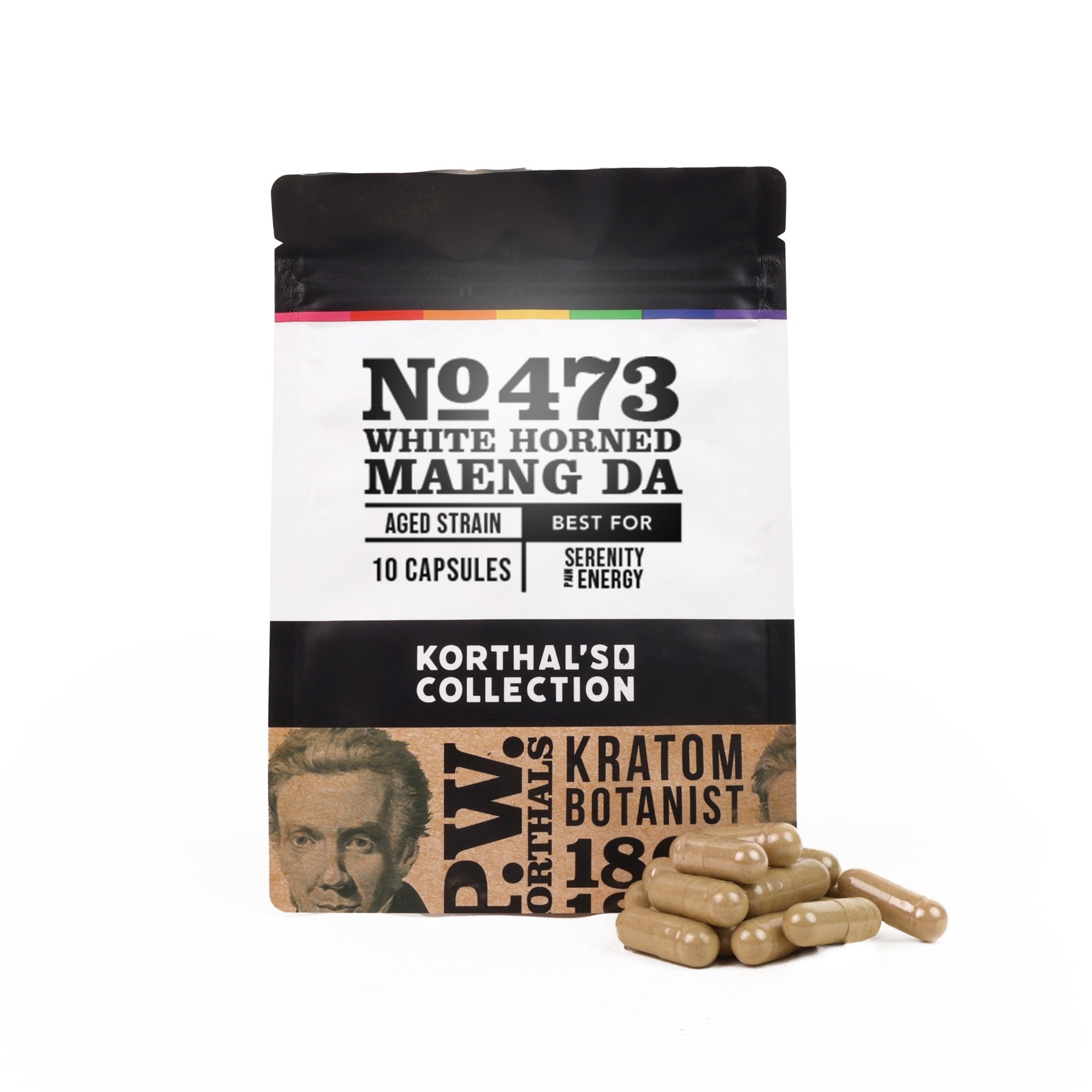 No 473 White Horned Maeng Da Kratom Capsules - Shop CBD Kratom
