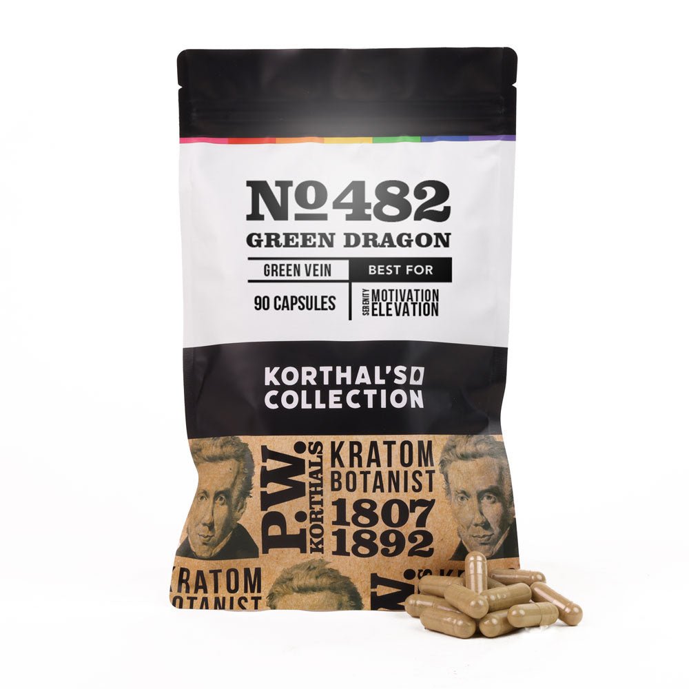 No 482 Green Dragon Kratom Capsules - Shop CBD Kratom