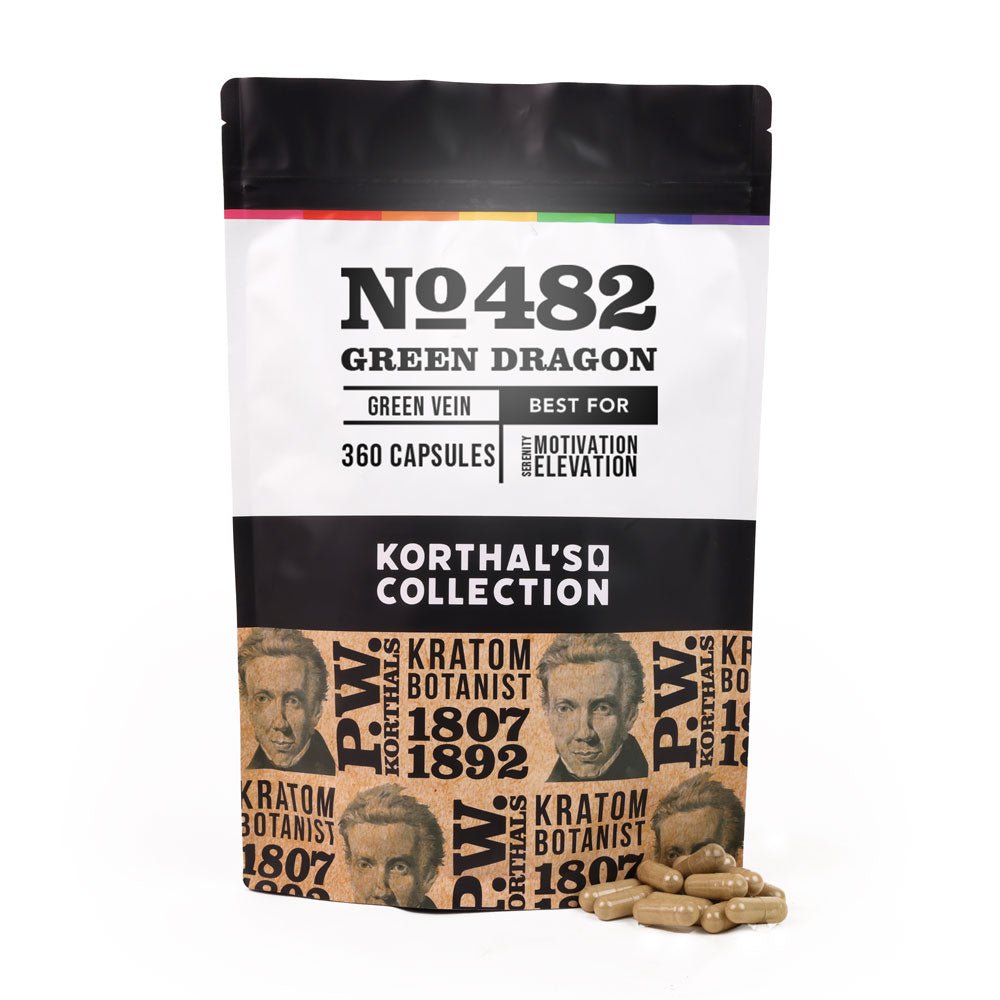No 482 Green Dragon Kratom Capsules - Shop CBD Kratom