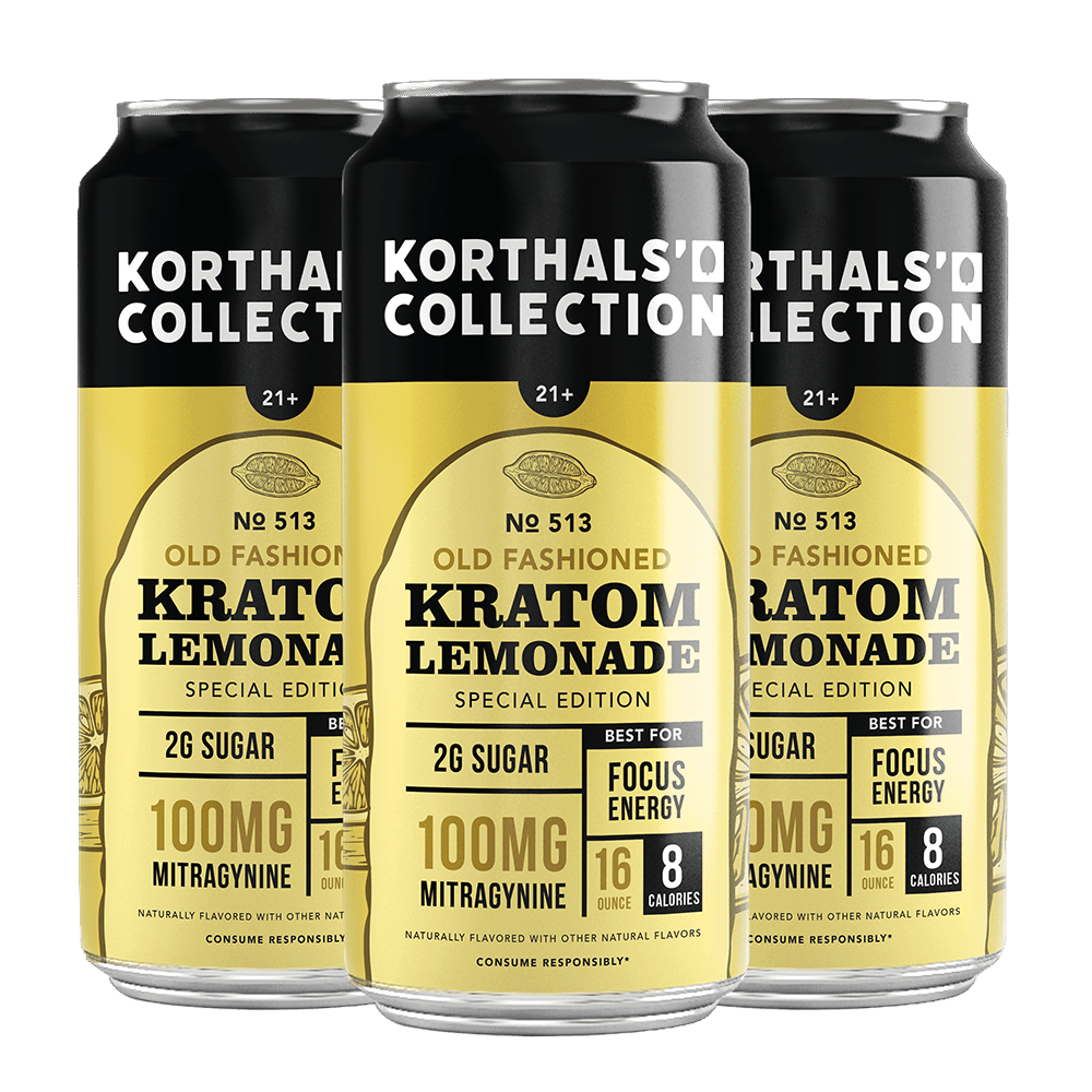 No. 513 Kratom Old Fashion Lemonade 16oz - 4pk - Shop CBD Kratom